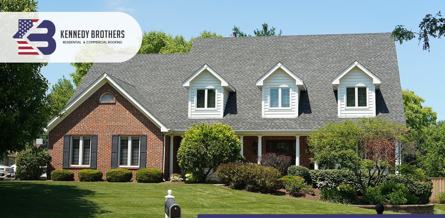 Completed residential roof replacement